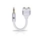 Oehlbach i-Connect J-AD Mobile Y-adapter, 3.5mm jack to 2 x 3.5mm jack white (accessory)