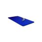 Yoga mat exercise mat fitness mat 190 x 102 x 1,5 cm blue (Misc.)