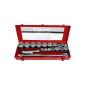 Silverline 633663 Set of 21 Key / sleeves 3 / 4_ 21 metric parts (Tools & Accessories)