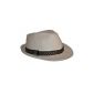 MyMixTrendz - Fancy Dress Hats Trilby Gangster Costume Striped Hat (Clothing)