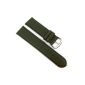 Birkenstock Ersatzband watchband calfskin Waterproof Green 20666S, web width: 14mm (clock)
