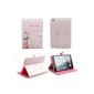 Romantic NetsPower® elegant PU Leather Folio Stand Case Pouch Filp Case Smart Case Cover for Apple iPad Mini Station Mini2 - Model 9 (Wireless Phone Accessory)