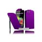 Luxury Case Cover Purple and Rainbow Rainbow Wiko 4G + PEN and 3 AVAILABLE FILMS (Electronics)