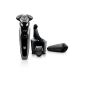 Thorough shaver with cleaning station