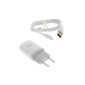 Orig. Power Supply Charging Cable TC E250 5V 1A white for HTC HD7 Incredible S Legend One S One SV One V One (Electronics)