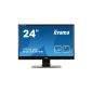 Iiyama ProLite E2473HS-GB1 PC LCD 24 inches 1920x1080 2ms VGA DVI-D / HDMI Black (Accessory)