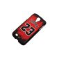Case Case Case Cover for Samsung i9500 Galaxy S4 - Michael Jordan Le Bron James Lebron 23 six MVP basketball Duraterm © Technology (alloy Printing) (Toy)