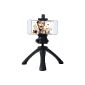Rollei Selfie Mini Tripod -. Mobile tripod kit including table stand, smart phone holder and Bluetooth Remote Control for iOS (Accessories)
