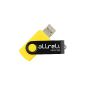ALLreli USB 3.0 Super Speed ​​impressive [Swivel Design] - 16GB Black-Yellow (Electronics)
