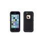 Protective Case for iPhone 5; iPhone 5S Waterproof Cover Case Bumper Four Degrees of protection Plastic black AP533-01 (Electronics)