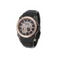 Detomaso automatic stainless steel bracelet Mineral glass MODENA automatic trend black MTM8808A-BK1 (clock)
