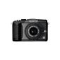 Olympus E-PL2 camera system (12 megapixels, 7.6 cm (3 inch) display, image stabilized) black with 14-42mm Lens (Electronics)