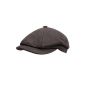Flechet - Beret - flat cap man leather Nappa (Clothing)