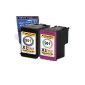 2 pieces printer cartridges HP 1x 901bk Xl black + 1x 901color Xl (Office supplies & stationery)