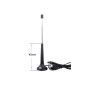 August DTA206 - DVBT TV-antenna- portable antenna for digital TV / Digital TV / DVB-T Tuner / DAB - with magnetic base (accessory)