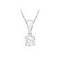 Tuscany Silver Ladies Necklace 925 Sterling Silver Cubic Zirconia 1 colorless 45cm 8.43.6574 (jewelry)