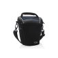 Cover Case Bag For Digital SLR Camera Photos Water Resistant, Waterproof Cover Provided - Compatible with Canon EOS 100D, 700D, 1100D, 1200D / Sony Alpha SLT-A58 / Nikon D3200, D5300, D5500 with 18-135mm Lenses, 18- 55mm, Sony, Samsung, Olympus, Pentax & More digital cameras - Gear Gear USA by QTL (Camera Photos)