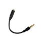 Fiio LU1 Adapter Cable - use iPhone specific headphones on different brands of phone (Wireless Phone Accessory)