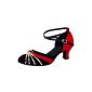 Honeystore Contrast Dance Shoes Women Ankle Strap Sweden (Clothing)
