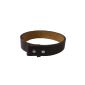 Erias - Leather Belt Buckle Belt Belt exchange for Buckle 90 95 100 105 110 115 120 125 130 cm practical change belt (Textiles)