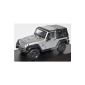 Jeep Wrangler Rubicon with soft top Silver Call of Duty MW3 From 2012 1/43 Greenlight Model car with or without individiuellem license plates (Toys)