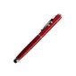 Pen 4 in 1 * RED * Multifunction: Laser Pointer, Flashlight, Pen, Pen for Iphone Ipad Touch Screen Tablet ... (Office Supplies)