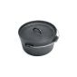 Big BBQ dutch oven made of cast iron in different sizes, Size: 6QT (household goods)