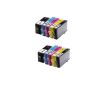 Set of 10 High Capacity 100% Compatible Ink Cartridges for HP 364XL Multipack Photosmart C5324 5510 7510 C5380 C5383 C5388 C5390 C6300 C6324 C6380 D5460 D7560 Pro B8550 B8553 Compatible with HP 364 XL CB322EE CB323EE CB324EE CB325EE CN684 (2 + 2 Black Photo Black + Cyan Magenta 2 + 2 + 2 Yellow) (Office Supplies)