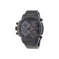 Police - PL.13595JSB-61M - Men's Watch - Quartz Analog - Black Dial - Black Metal Bracelet (Watch)