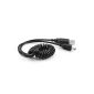 CSL - Mini USB Spiral Cable | charging and data cable USB 2.0 Connector A to Mini Connector B | phone / digital camera / ebook reader / tablet (electronic)