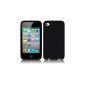 Silicone Case Cover COVER FOR IPOD TOUCH 4: BLACK (Electronics)