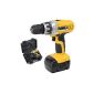 Cordless screwdriver, drill-screwdriver with Ni-Cd Battery 14.4 Volt, including 2x Battery and LED lamp -.. Kind POWX0052 (Misc.)