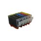 Ti-Sa - 5x cartridges with a chip compatible for Canon Pixma IP 4200 IP 4300 IP 5200 IP 4500 IP 5300 IP 5200R MP 500 510 530 600 800 600R 800R 810 830 (Electronics)