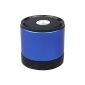 MySpeaker Bluetooth Sound System Wireless Speaker - Black / Blue (Accessories)