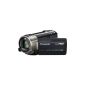 Panasonic HC-V720EF-K Digital Camcorder Port SD / SDHC 17.52 Megapixel Optical Zoom 21 x Wifi Black (Electronics)