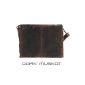 Laptop bag / Messenger Bag made of oiled Buffalo Leather - Extremely rugged Outback Wear (Luggage)