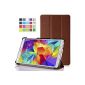 Moko S Case Samsung Galaxy Tab 8.4 - Flip case with ultra-thin and lightweight support for Android Tablet Samsung Galaxy Tab 8.4 inch S, CAFE (not pro fits Tab 8.4) (Electronics)