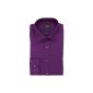 Olymp shirt Body Fit New York Spread Collar Sleeve (64cm) Very easy to iron barolo, Monochrome (Textiles)