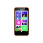 Nokia Lumia 630 Single SIM Smartphone (11.4 cm (4.5 inches) touch screen, quad-core 1.2 GHz, 5 megapixel camera, Micro-SIM, 8GB internal memory, Win 8.1) orange (Electronics)