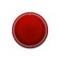 Laguiole tableware Stoneware 442136 Set of 6 Dinner Plates Red Diameter: 26 cm (Kitchen)