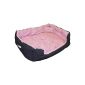 11416 Pet Bed Pink about 120x90x30cm with inner cushion + Schmusekissen + Pee protective pad (Misc.)