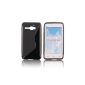 Rubber Case Cover for Alcatel One Touch Star OT6010D, 6010 D, black, silicone case, rubber, silicone, shell, protective cover, protection (electronic)