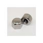 10 piece stainless steel cap nut M 8 low form DIN 917 V2A stainless steel VA