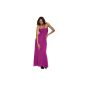 Long Women Dresses Evening Dresses Prom Dresses Bridesmaid elegant maxi dresses, color purple, size 38 (textiles)