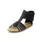 Ladies ankle strap sandals m.  Velcro M127 (Textiles)