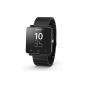 Sony SmartWatch 2 SW2 Handy Clock for smartphones from Android 4.0, Bluetooth / NFC, metal bracelet - black (Electronics)