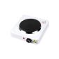 Electronic hob, hob, griddle, single hotplate 1000 watts of power in White