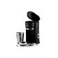 Arendo - An espresso maker 1-Cup To Go with thermo mug 300 ml | Power consumption: 420 W | Permanent nylon filter (removable) for a flavored coffee | LED control lamp on / off switch | Isothermal mug double wall / robust with 
