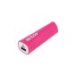 [French Start-up] Accoo the ideal Nomad Battery for Apple iPhone with cables included!  Samsung Galaxy S3 S4 Mini, iPhone 4 4S 5 5S 5C and 6, Smartphone Android, HTC, LG, Nokia, Electronic cigarettes.  2600 mAh - Pink Lady (Electronics)