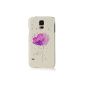 VCOER Case / Cover / Shell in PC Hard Drawing Colorful for Samsung GALAXY S5 i9600- The Flower Watercolour (Electronics)